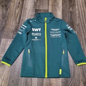 Aston Martin Racing AMR Jacket YOUTH Size Small BOYS F1 Motorsport Pelmart